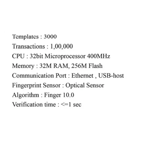 Fingerprint with Inbuilt Thermal Printer